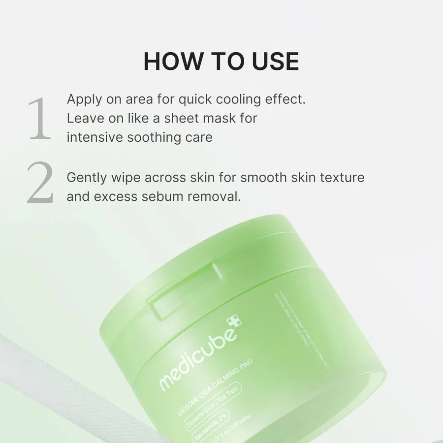 Exosome Cica Calming Toner Pads
