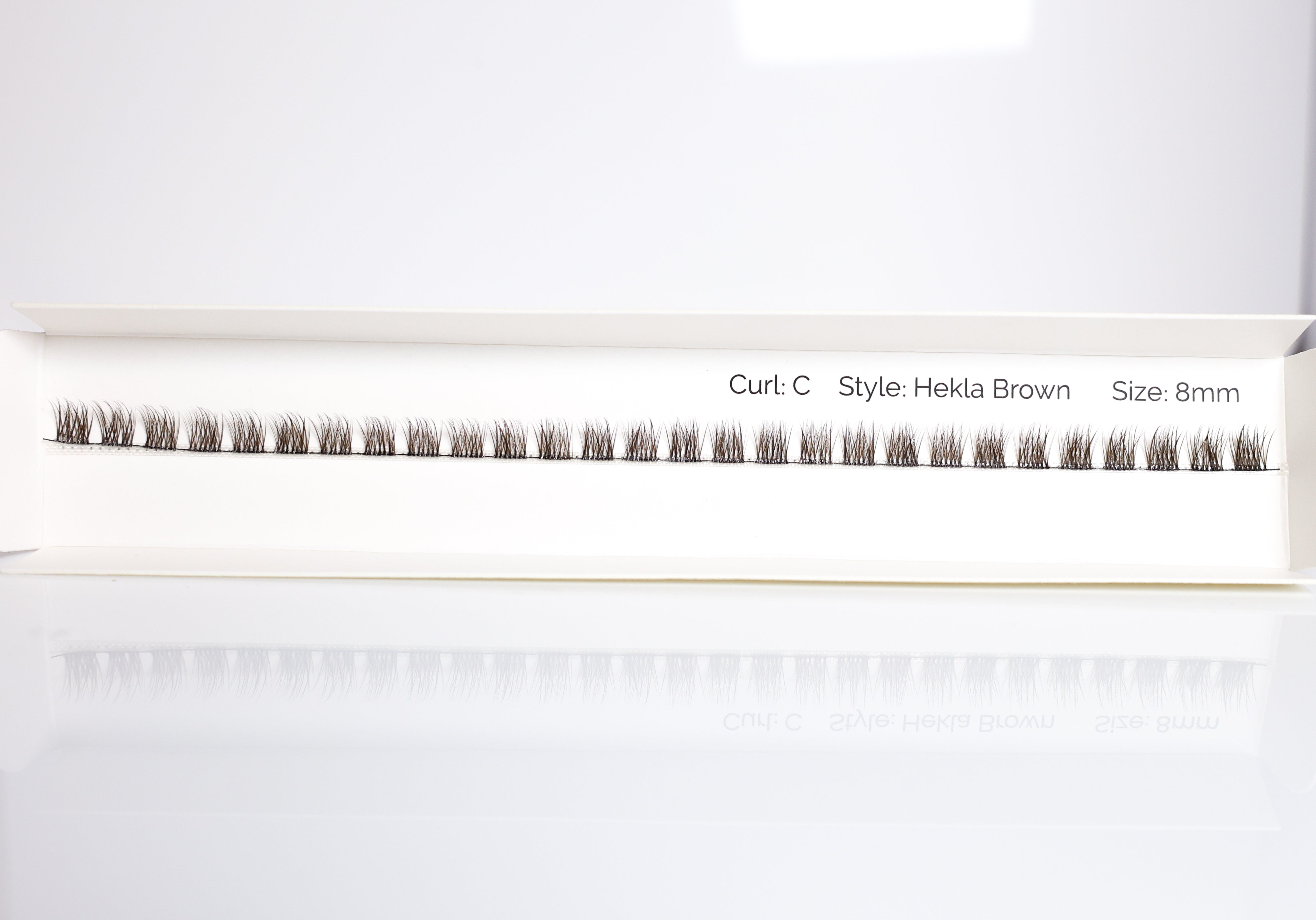 🎁 Hekla með C-Curl (Brún augnhár) (100% off)