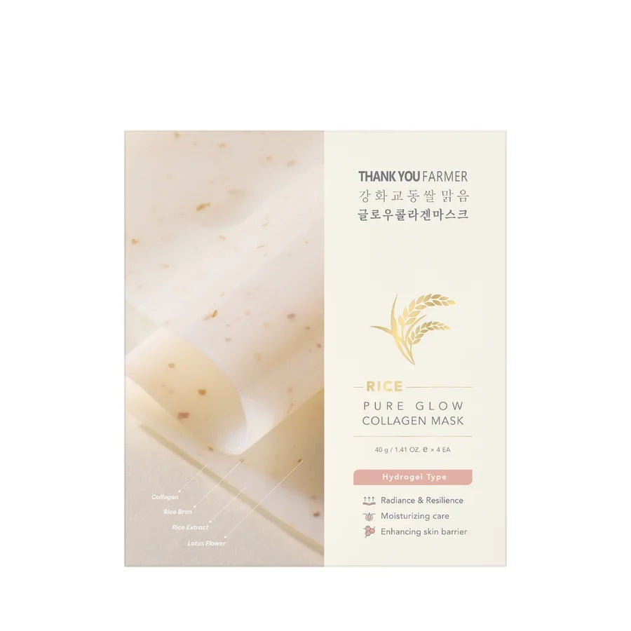 Rice Pure Glow Collagen Hydrogel Maski 1 stk